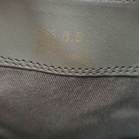 Report Women's Stitch‎ Fix Galiana Buckle Wedge Bootie Size 8.5 Green - Picture 9 of 9